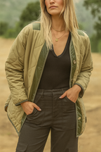 Steppjacke Damen leicht für Übergang | Lang