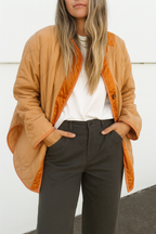 Steppjacke Damen leicht für Übergang | Lang