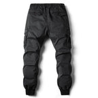 Cargohose für Herren im Slim Fit aus Baumwolle mit Kordelzug