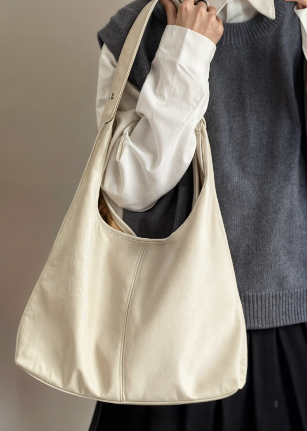 Große Beuteltasche für Damen | Shopper 8