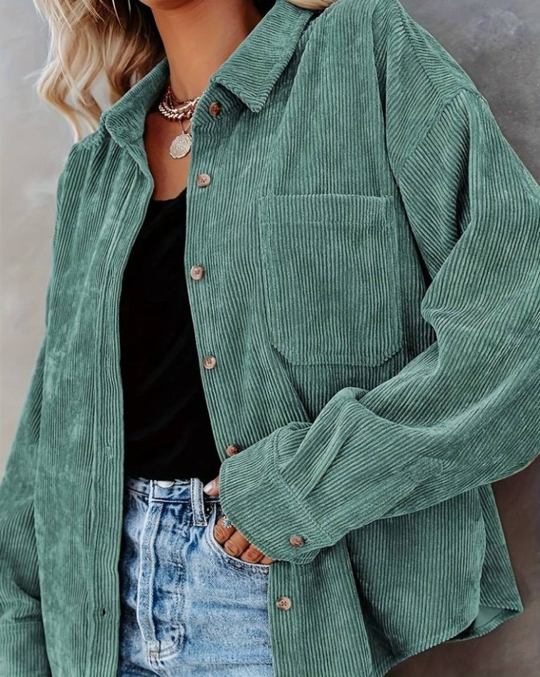 Vintage Cordjacke für Damen | Zeitloses Design und Komfort 0