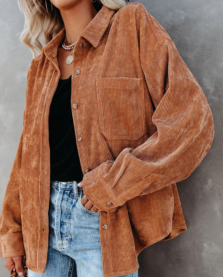 Vintage Cordjacke für Damen | Zeitloses Design und Komfort 10