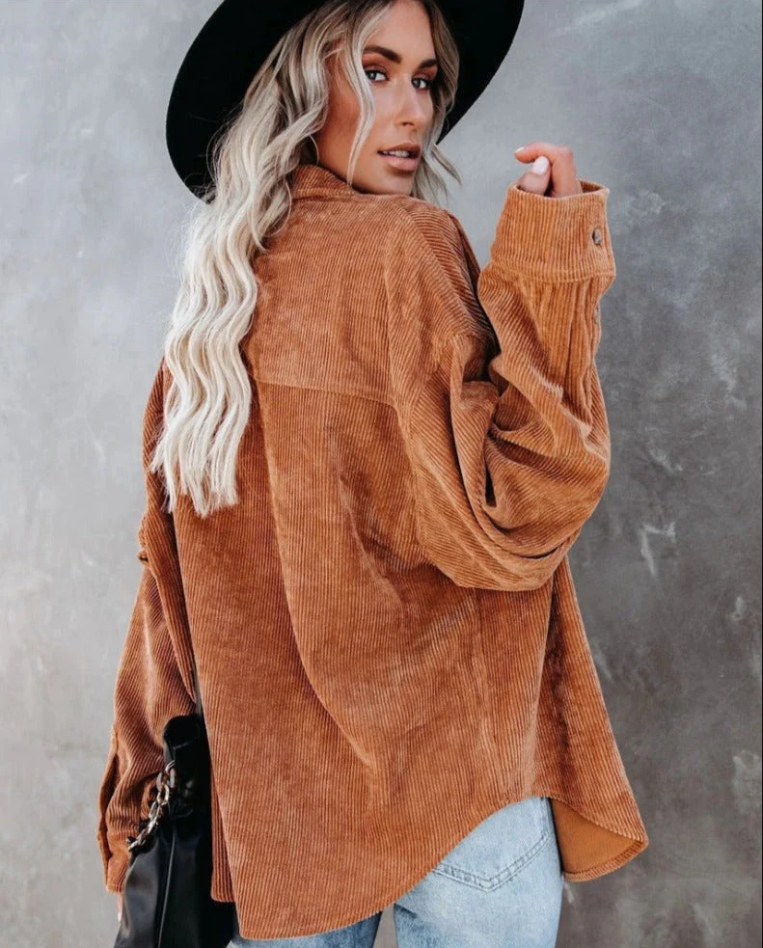 Vintage Cordjacke für Damen | Zeitloses Design und Komfort 7