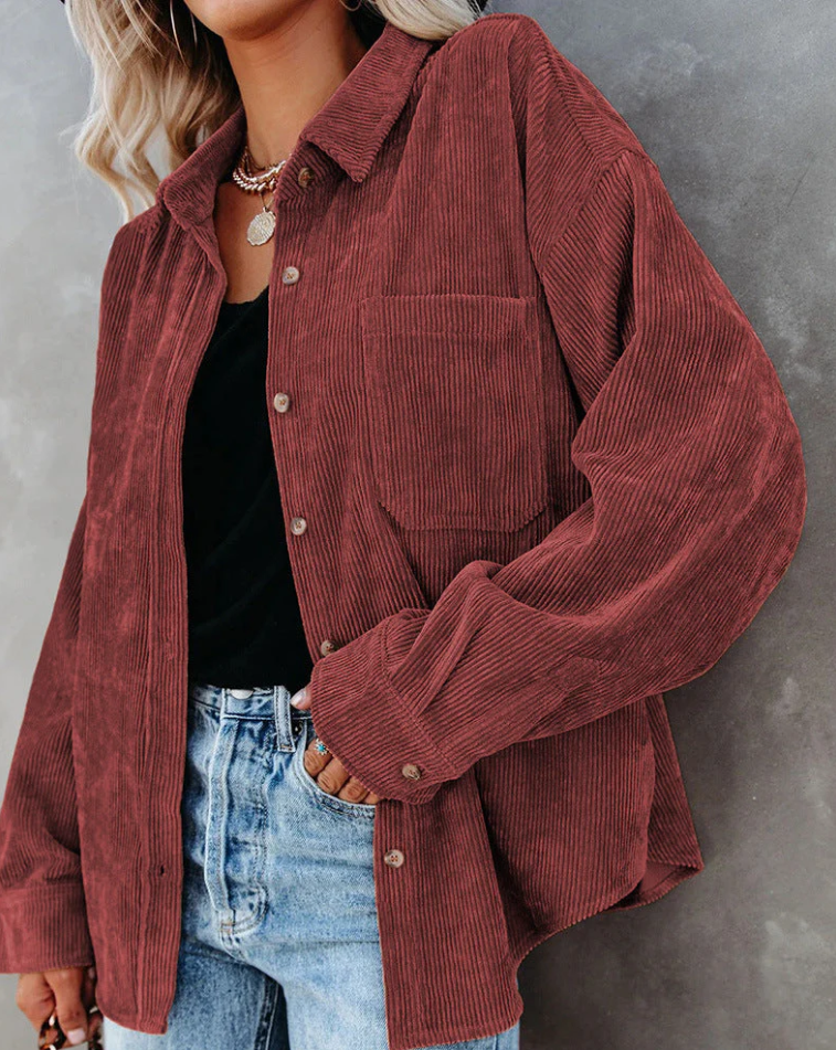 Vintage Cordjacke für Damen | Zeitloses Design und Komfort 9