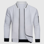 Blouson mit Rippkragen für Herren mit Ärmeltasche
