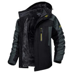 Wasserdichte Herren-Outdoorjacke mit Kapuze