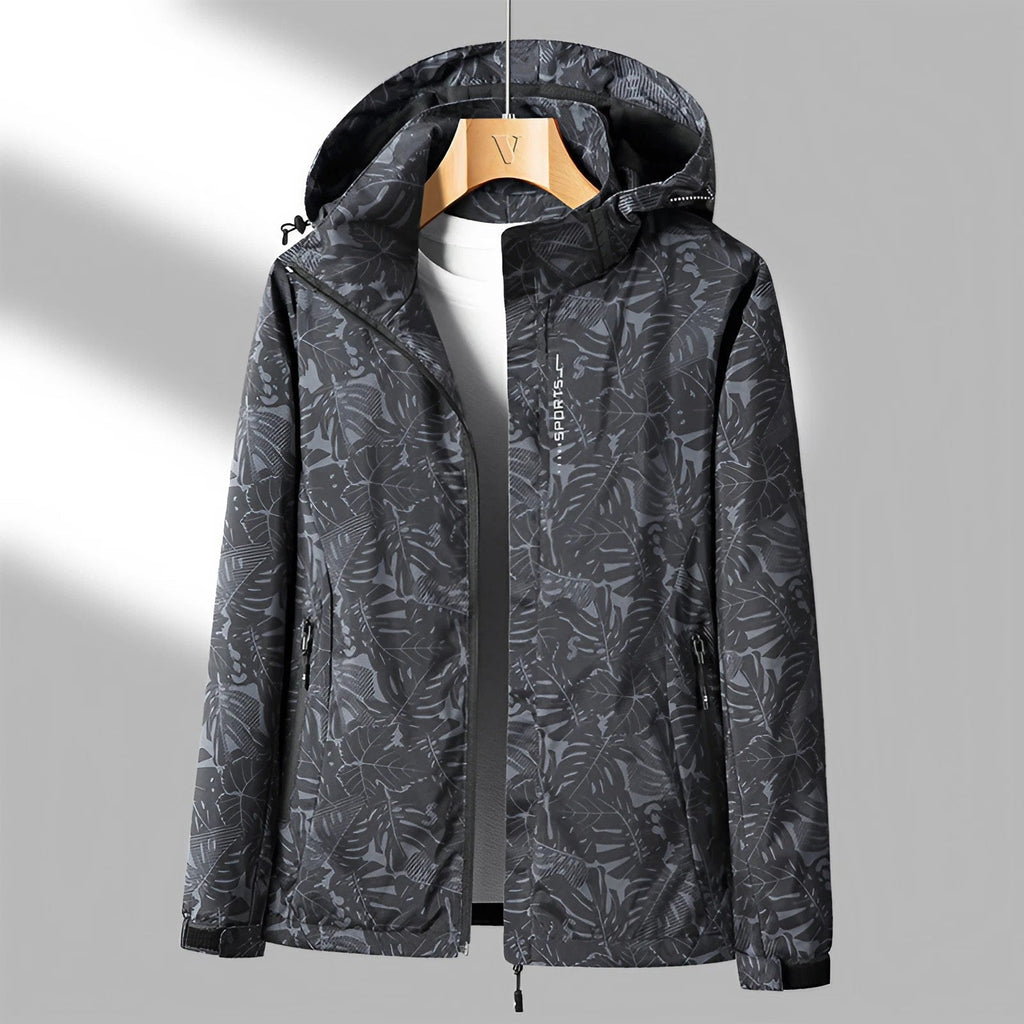 Wasserdichte Kapuzenjacke für Damen | Leichte Übergangsjacke mit Reißverschluss 2