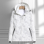 Wasserdichte Kapuzenjacke für Damen | Leichte Übergangsjacke mit Reißverschluss 5