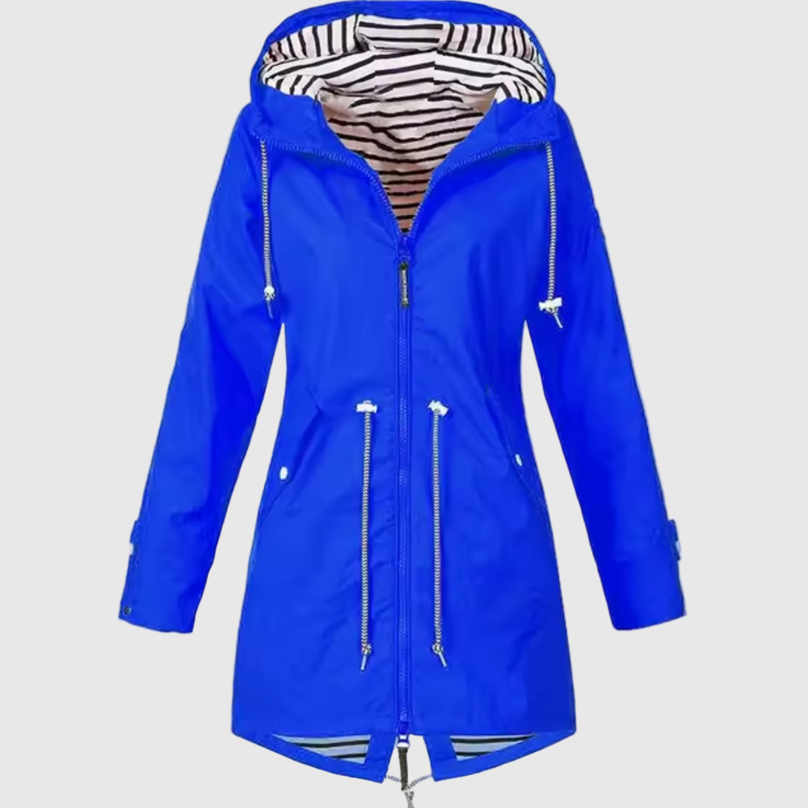 Wasserdichter Damenmantel mit verstellbarer Kapuze | Multifunktionsjacke für Winter 1