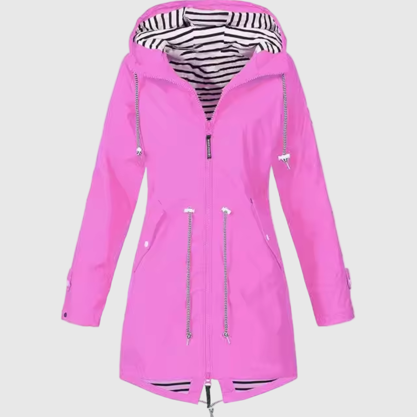 Wasserdichter Damenmantel mit verstellbarer Kapuze | Multifunktionsjacke für Winter 2