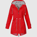 Wasserdichter Damenmantel mit verstellbarer Kapuze | Multifunktionsjacke für Winter 3