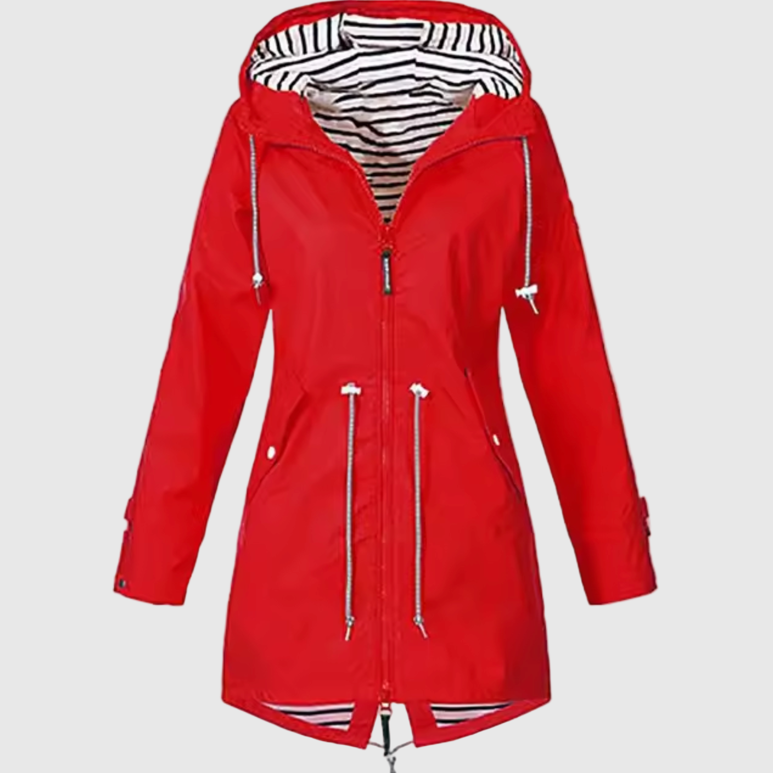 Wasserdichter Damenmantel mit verstellbarer Kapuze | Multifunktionsjacke für Winter 3