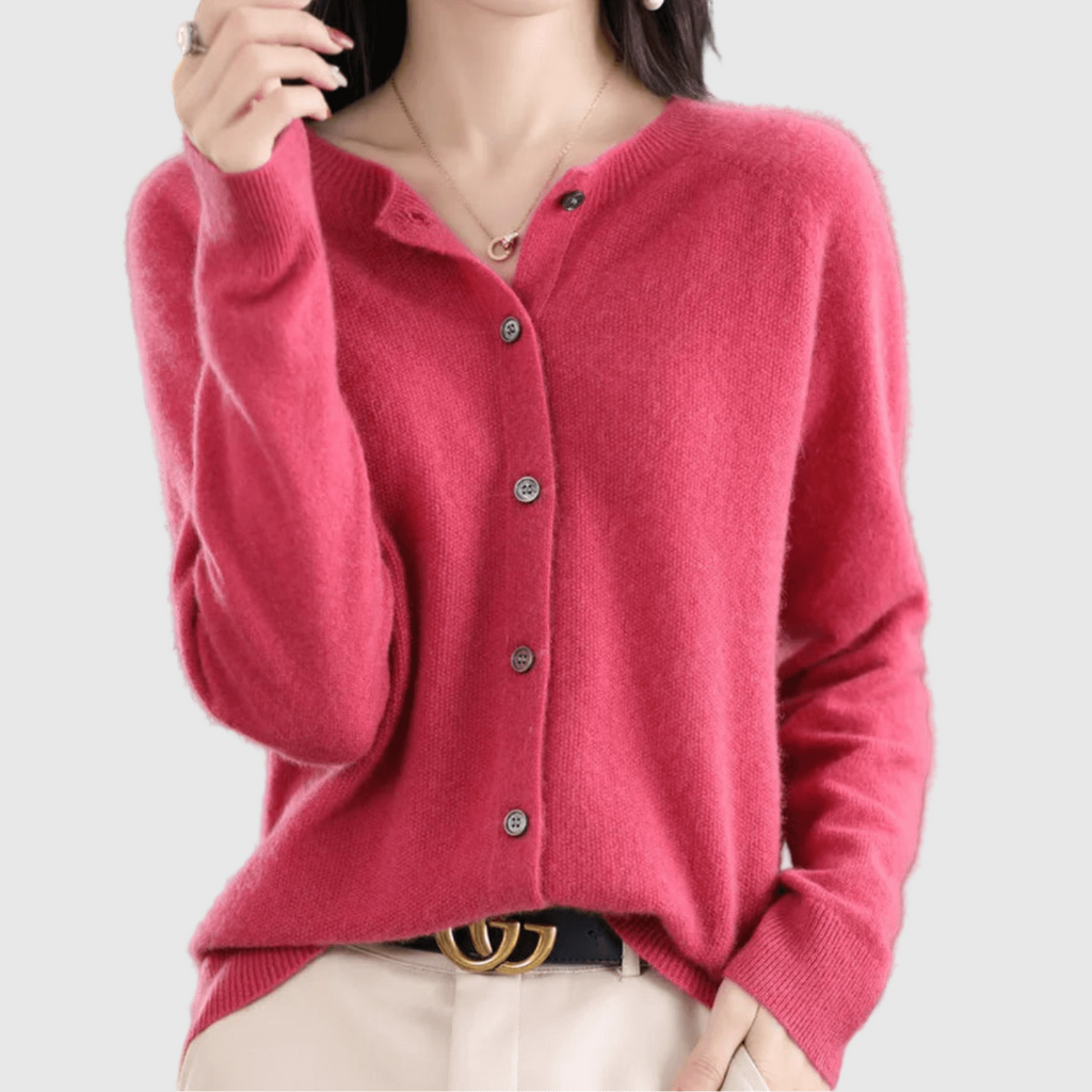 Weiche Strick-Cardigan mit Knopfleiste für Damen