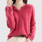 Weiche Strick-Cardigan mit Knopfleiste für Damen