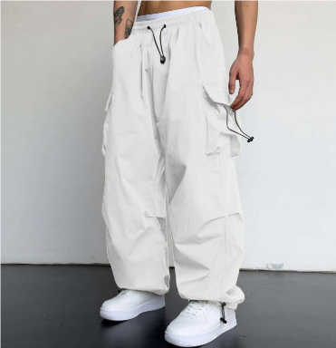 Weite Baggy Hose Herren mit Multi-Taschen 2