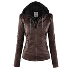 Kurze Damenjacke mit abnehmbarer Kapuze | Elegante Übergangsjacke 10