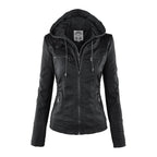 Kurze Damenjacke mit abnehmbarer Kapuze | Elegante Übergangsjacke 9