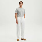 Wide-Leg Hose für Herren mit Bundfalten