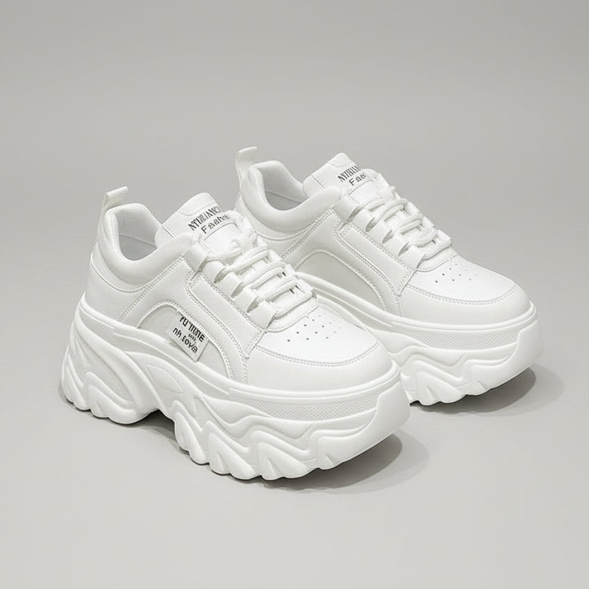 Chunky Sneaker für Damen mit Memory Foam in bequemer Weite