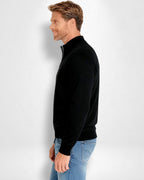 Pullover für Herren mit Zip-Kragen