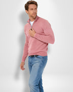 Pullover für Herren mit Zip-Kragen
