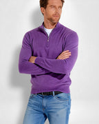 Pullover für Herren mit Zip-Kragen