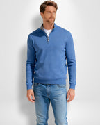 Pullover für Herren mit Zip-Kragen