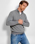 Pullover für Herren mit Zip-Kragen