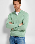 Pullover für Herren mit Zip-Kragen