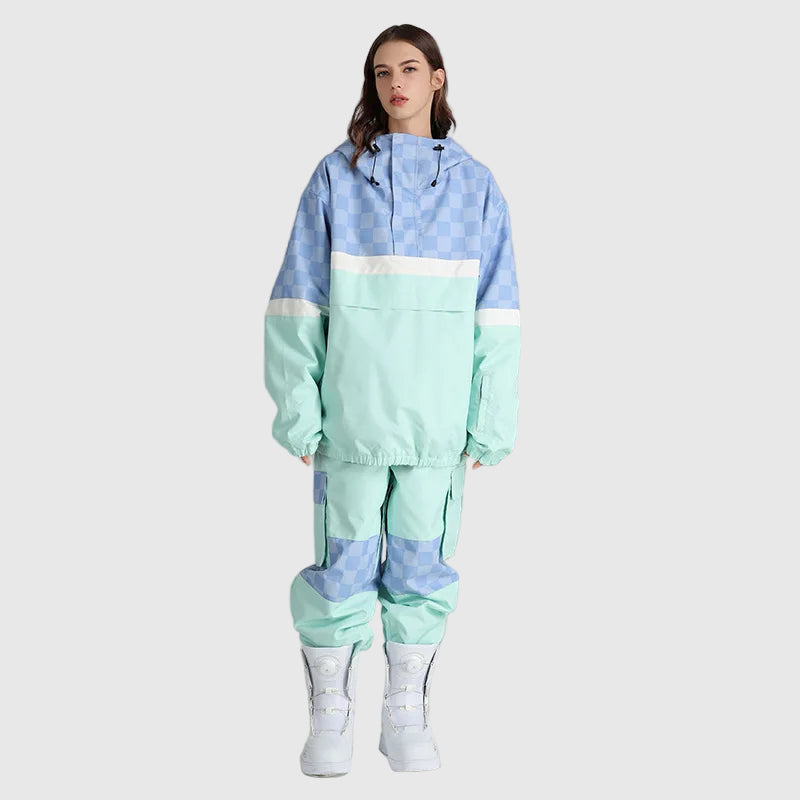 Ski- und Snowboard-Anorak mit Hose | Damen Ski Outfit