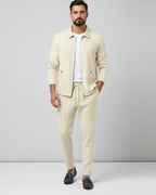 Herren Set aus Jacke mit Umlegekragen und Schlupfhose