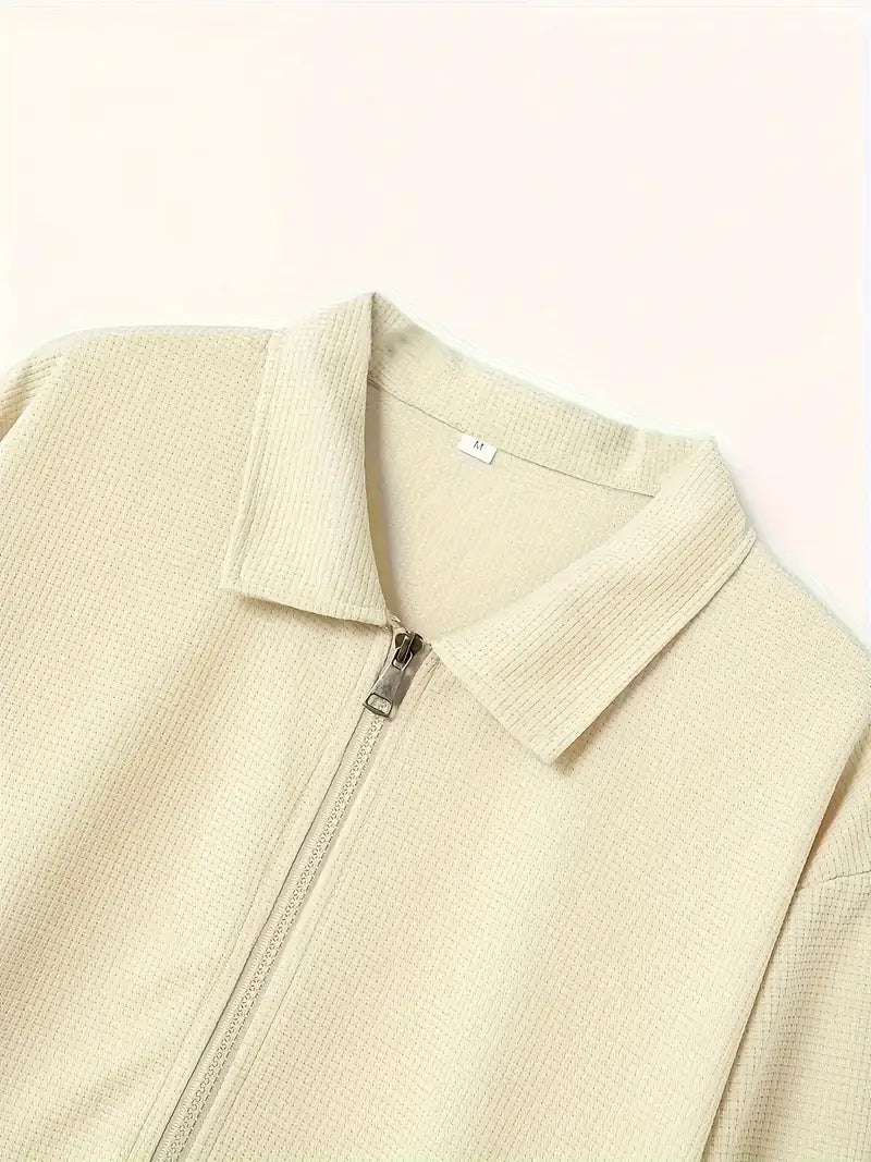 Herren Set aus Jacke mit Umlegekragen und Schlupfhose