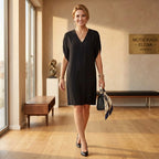 Abendkleid kurz im A-Linie-Schnitt elegant 1