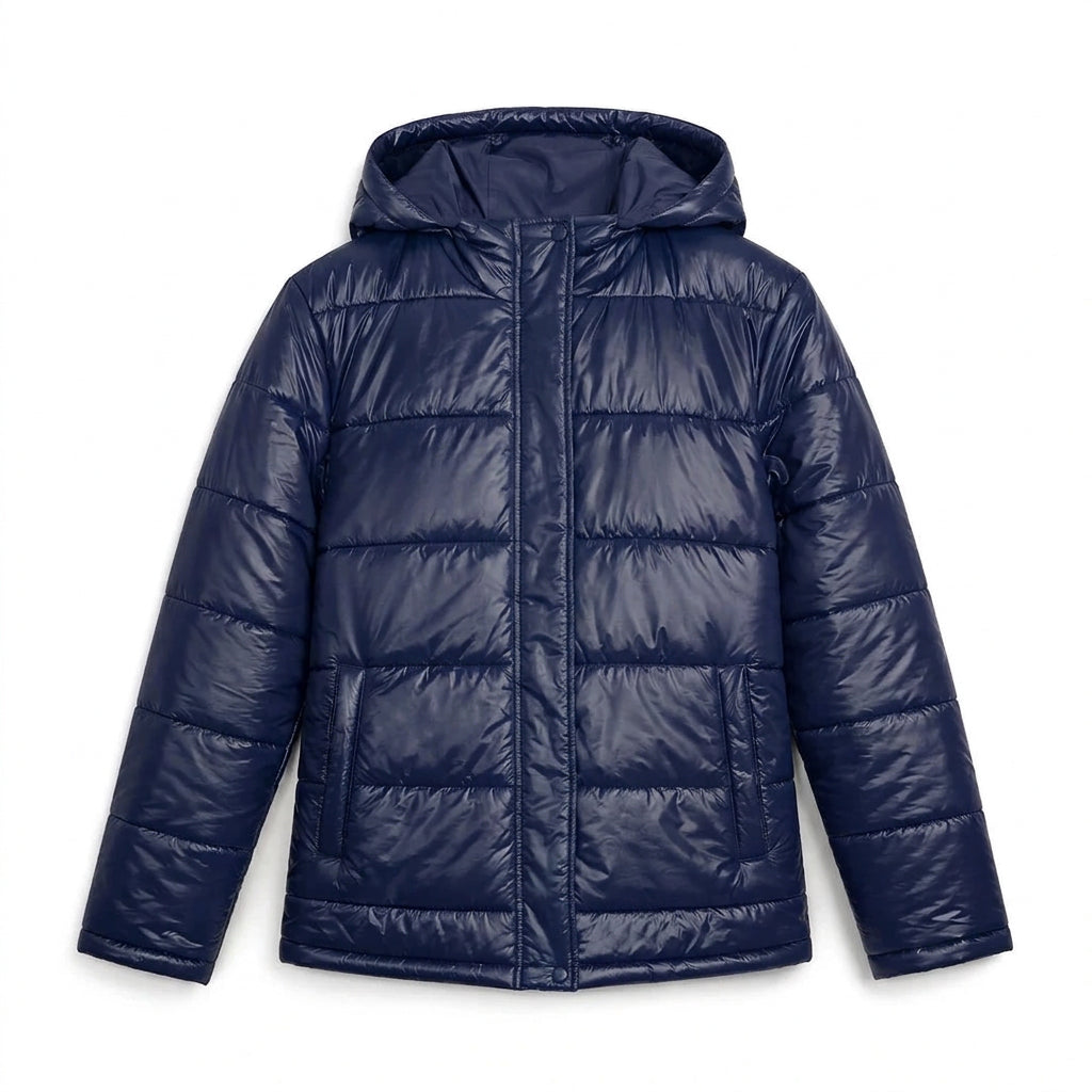Leichte Damen-Steppjacke mit Kapuze – Ansicht 2