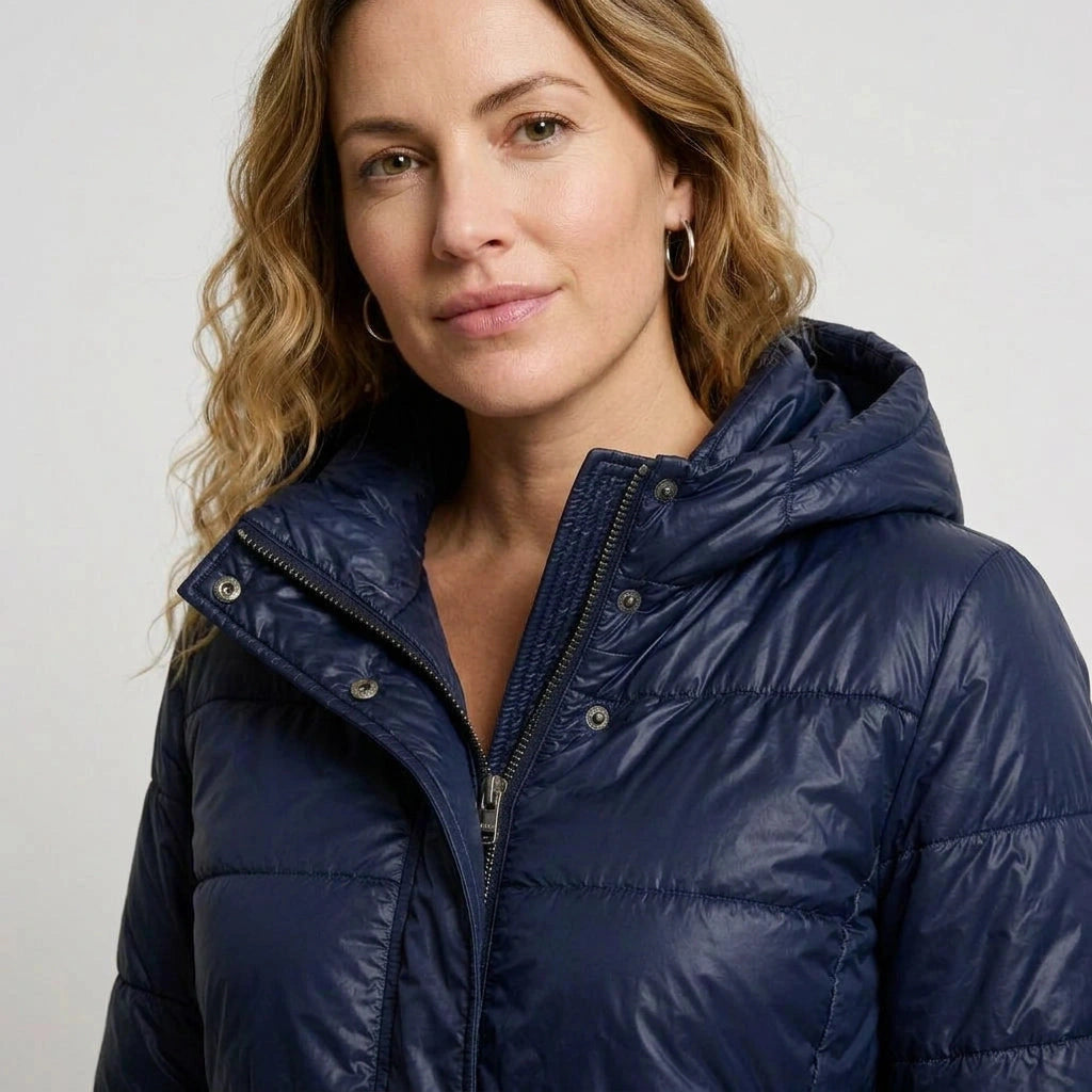 Leichte Damen-Steppjacke mit Kapuze – Ansicht 7