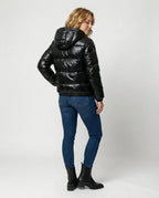 Leichte glänzende Steppjacke für Damen – Ansicht 2