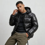 Unisex Steppjacke in Schwarz – Produktansicht