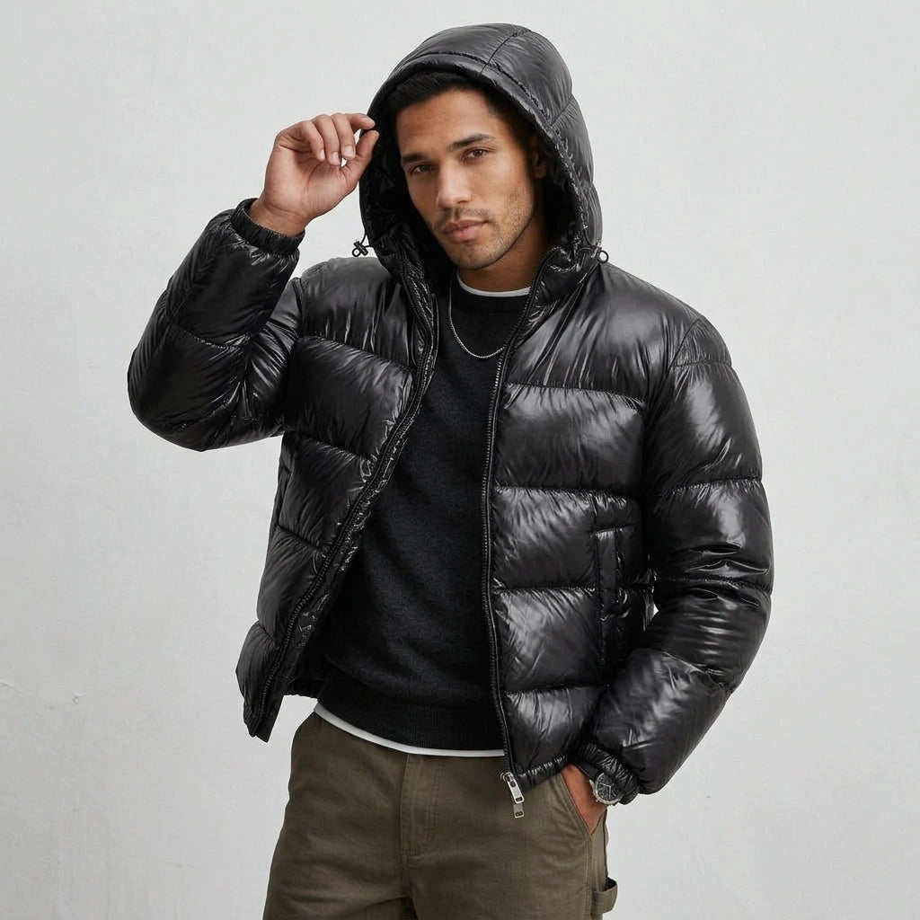 Unisex Steppjacke in Grün – Produktansicht