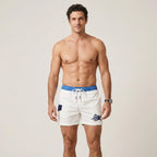Badeshorts für Herren in kurzer Form mit Gummibund im sportlichen Stil 4