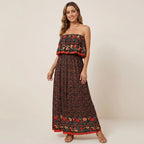 Bandeaukleid für Damen in trägerloser Form im sommerlichen Stil für den Sommer Schwarz 8