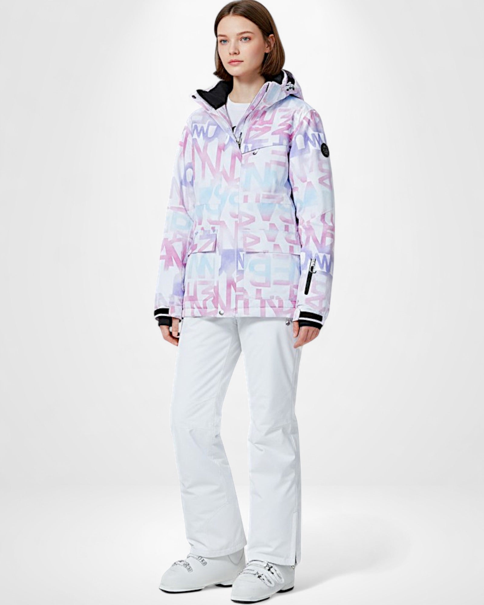 Zweiteiliger Skianzug für Damen mit Jacke und Hose