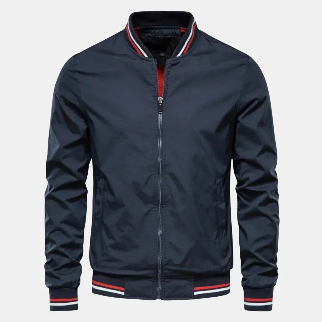 Bomberjacke für Herren im eleganten Stil für die Übergangszeit Dunkelblau 11