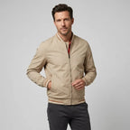 Bomberjacke für Herren im eleganten Stil für die Übergangszeit Beige 4