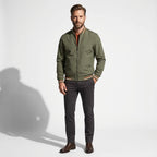 Bomberjacke für Herren im eleganten Stil für die Übergangszeit Grün 5