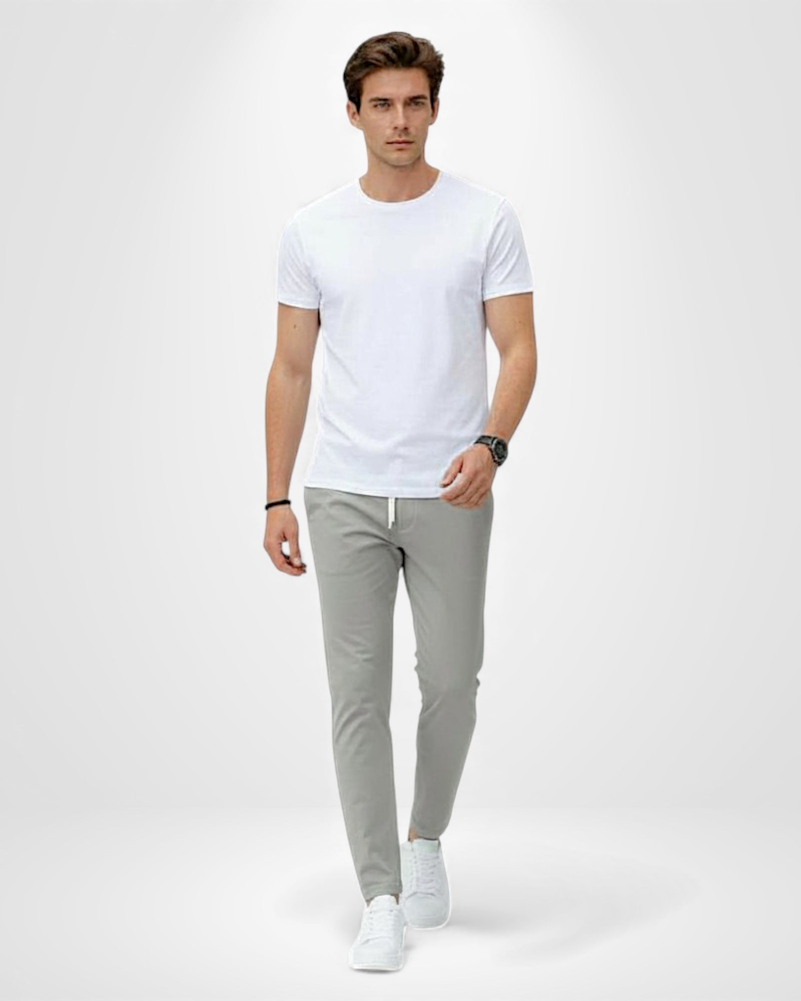 Herren Stretchhose im Modernfit mit elastischem Gewebe