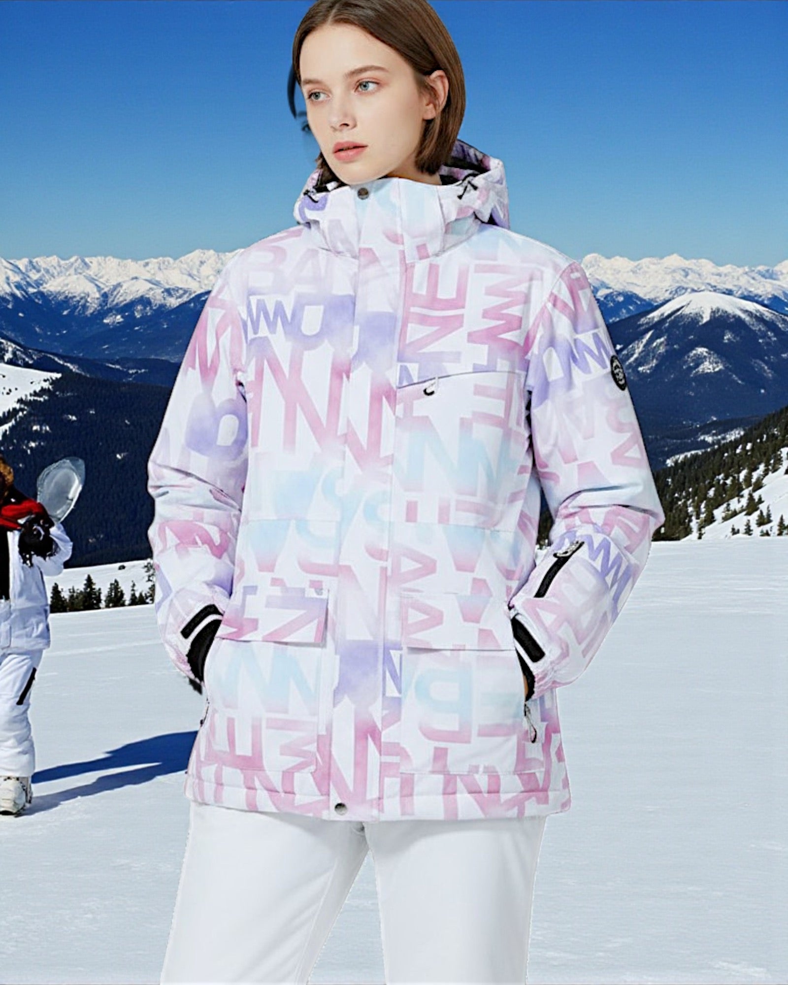 Zweiteiliger Skianzug für Damen mit Jacke und Hose