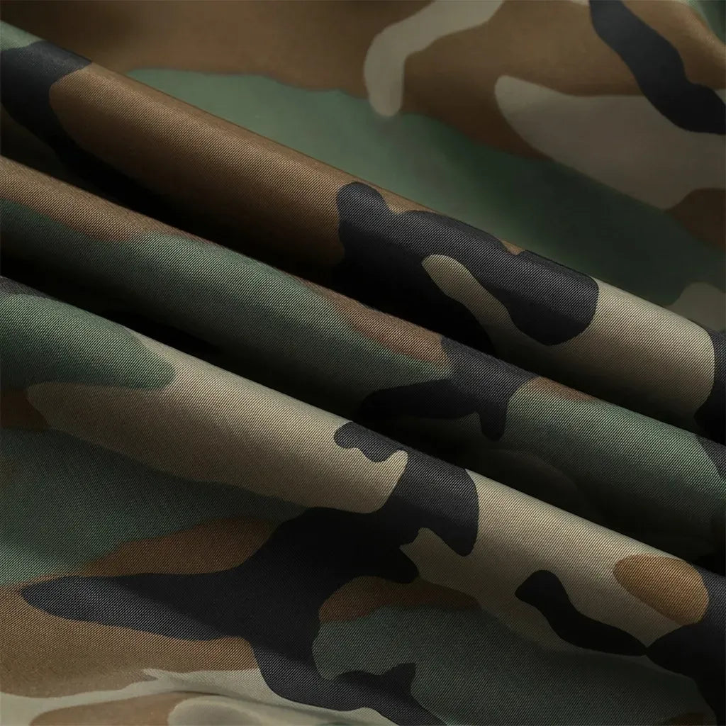 Camouflage Jacke für Herren im Oversize-Schnitt mit Tarnmuster für den Übergang Grün 4