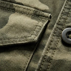 Camouflage Jacke für Herren in Oversize-Passform für die Übergangszeit Grau 2