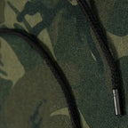 Camouflage Jacke für Herren mit Kapuze im Tarnmuster Schwarz 8