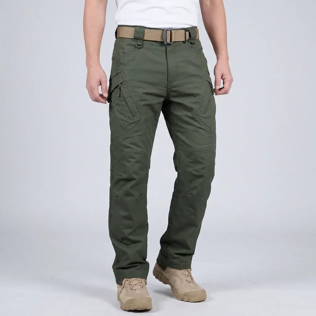 Cargohose für Herren im Straight Fit aus Ripstop für taktische Einsätze Grün 3